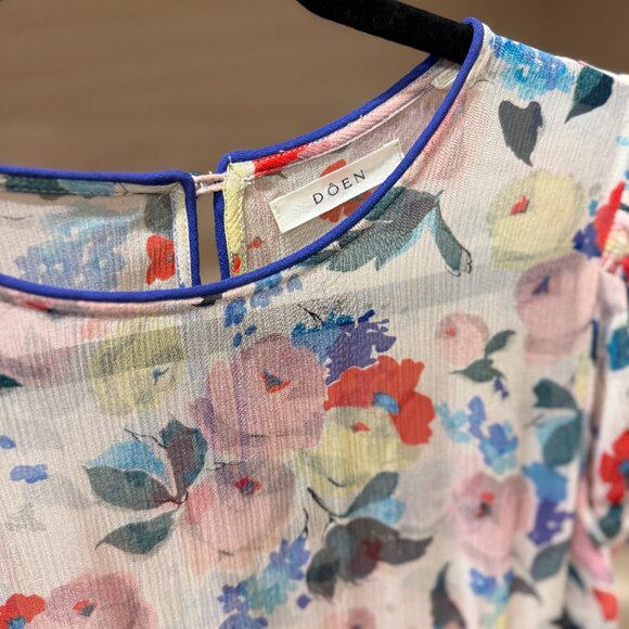 DÔEN (Doen) Floret Dress in Fleur Du Matin (Size Medium, Multicolor Floral) - Picture 8 of 8